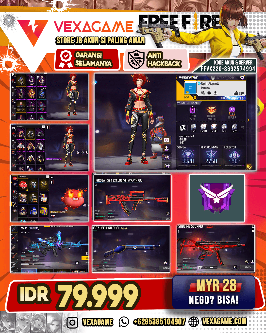 Akun Polosan SG Peluru Suci