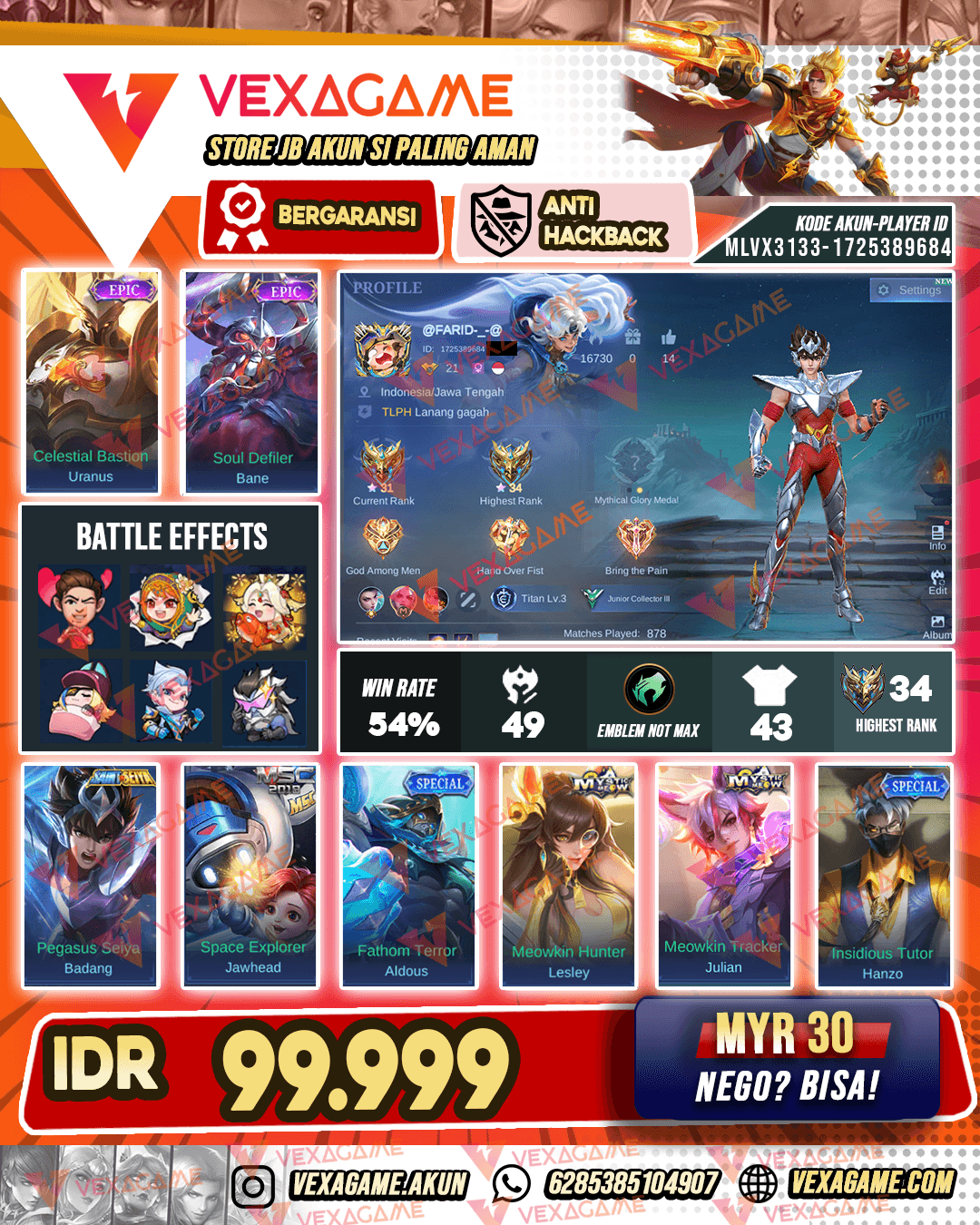 Badang Saint Seiya X Julian Miaw