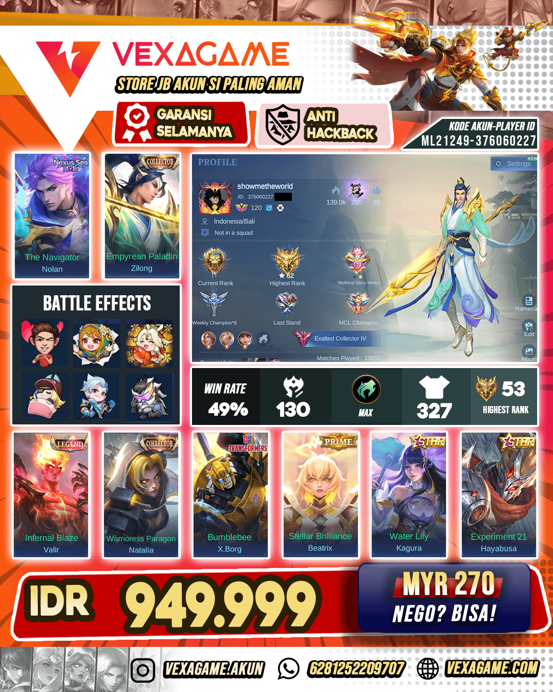 Zilong Collector | Nolan 11.11