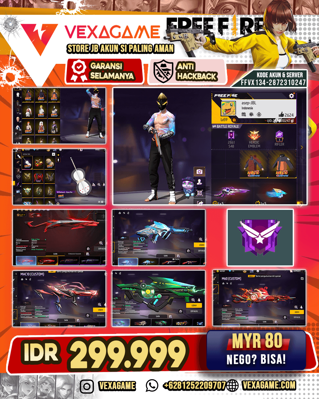 M1014 EVO | M1887 EVO | Tinju EVO | Vault 188