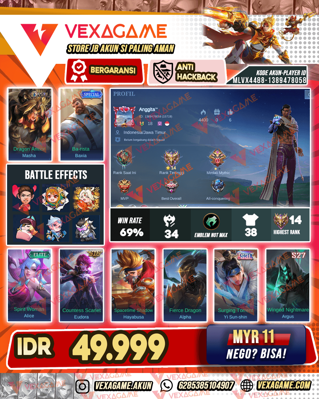 Akun Murah Budget Pelajar
