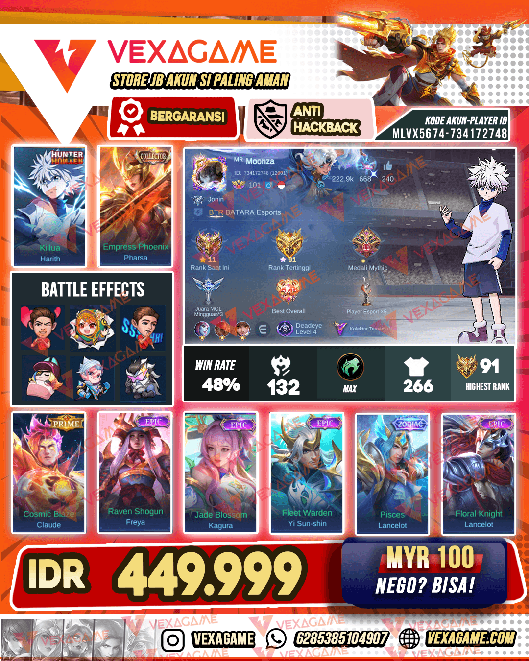 Harrith HxH | Parsha Collector | Emblem + Hero MAX