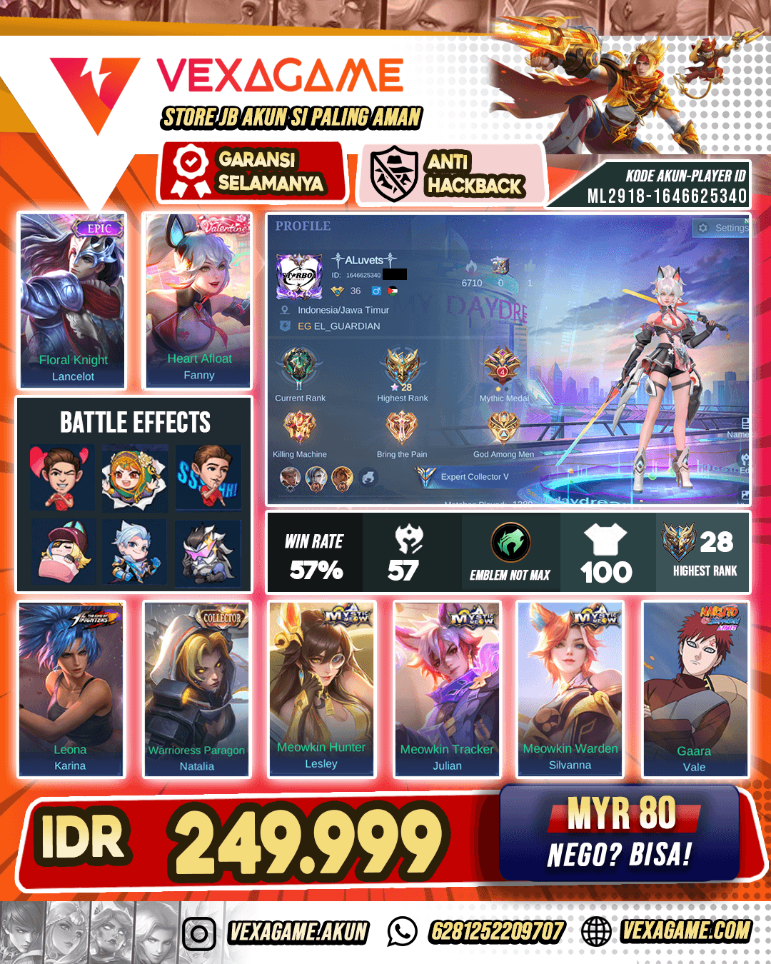 PROMO MURAH ! Fanny Valentine