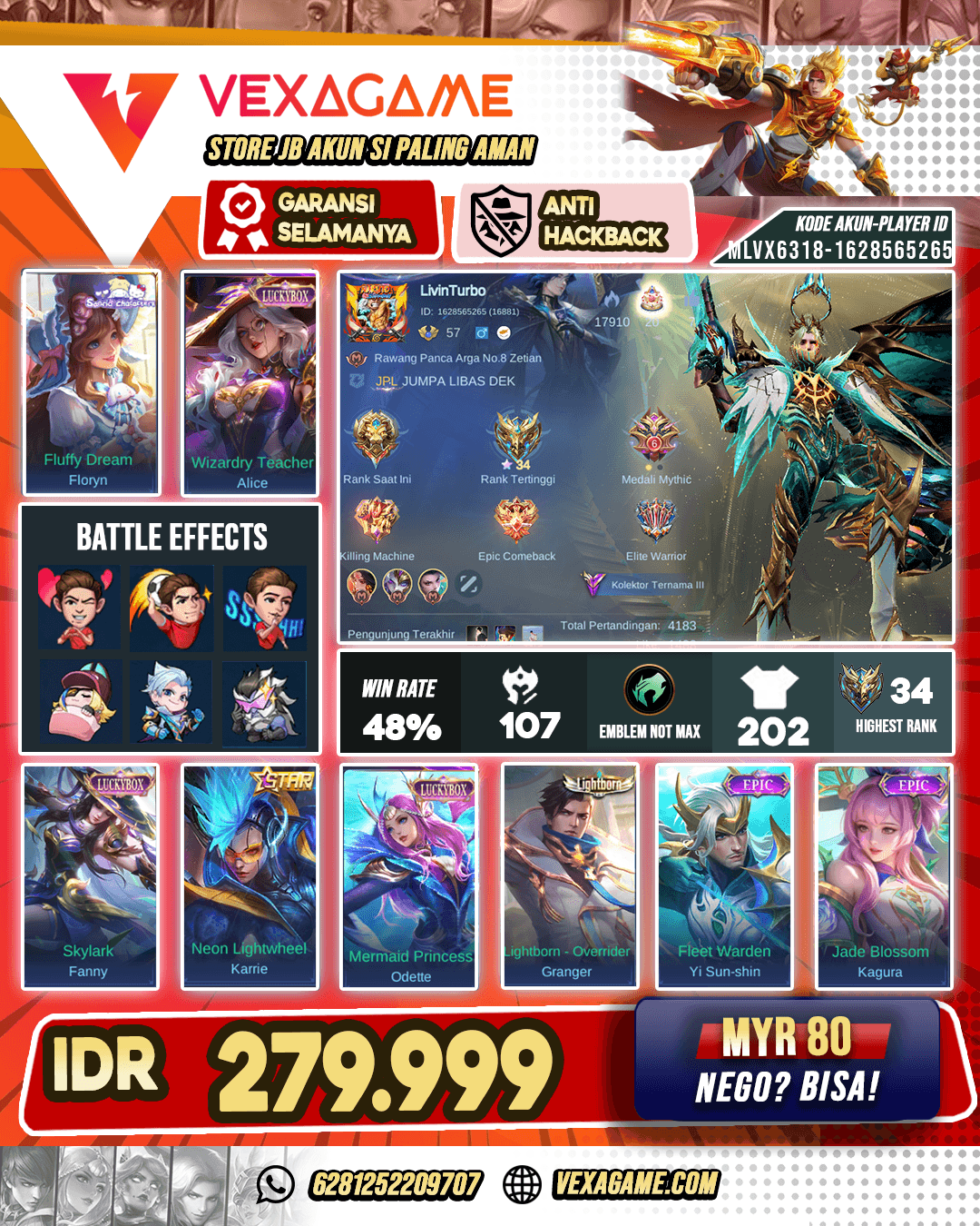 Granger Prime | Floryn Sanrio | 3 Luckybox | Karrie STAR |