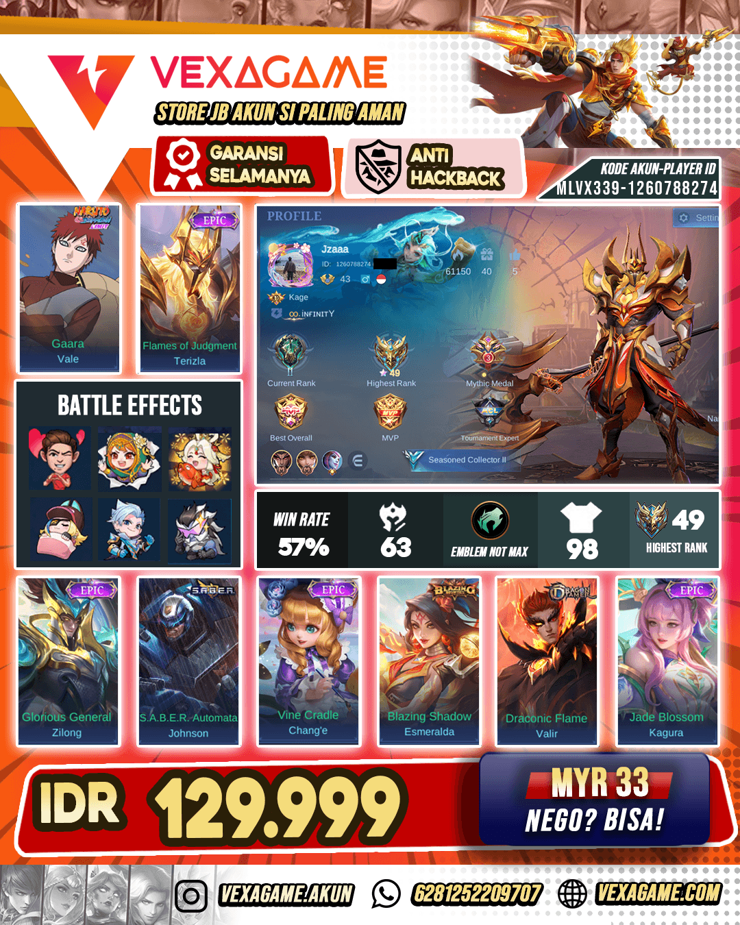Terizla Epic Murah