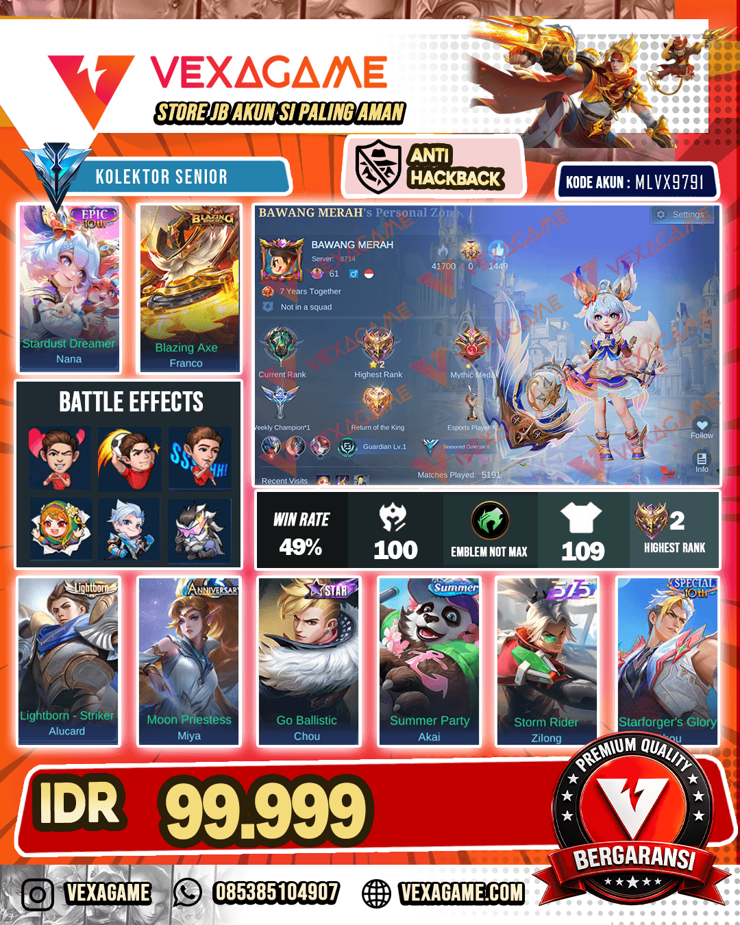 Nana Epic | Franco Blazing