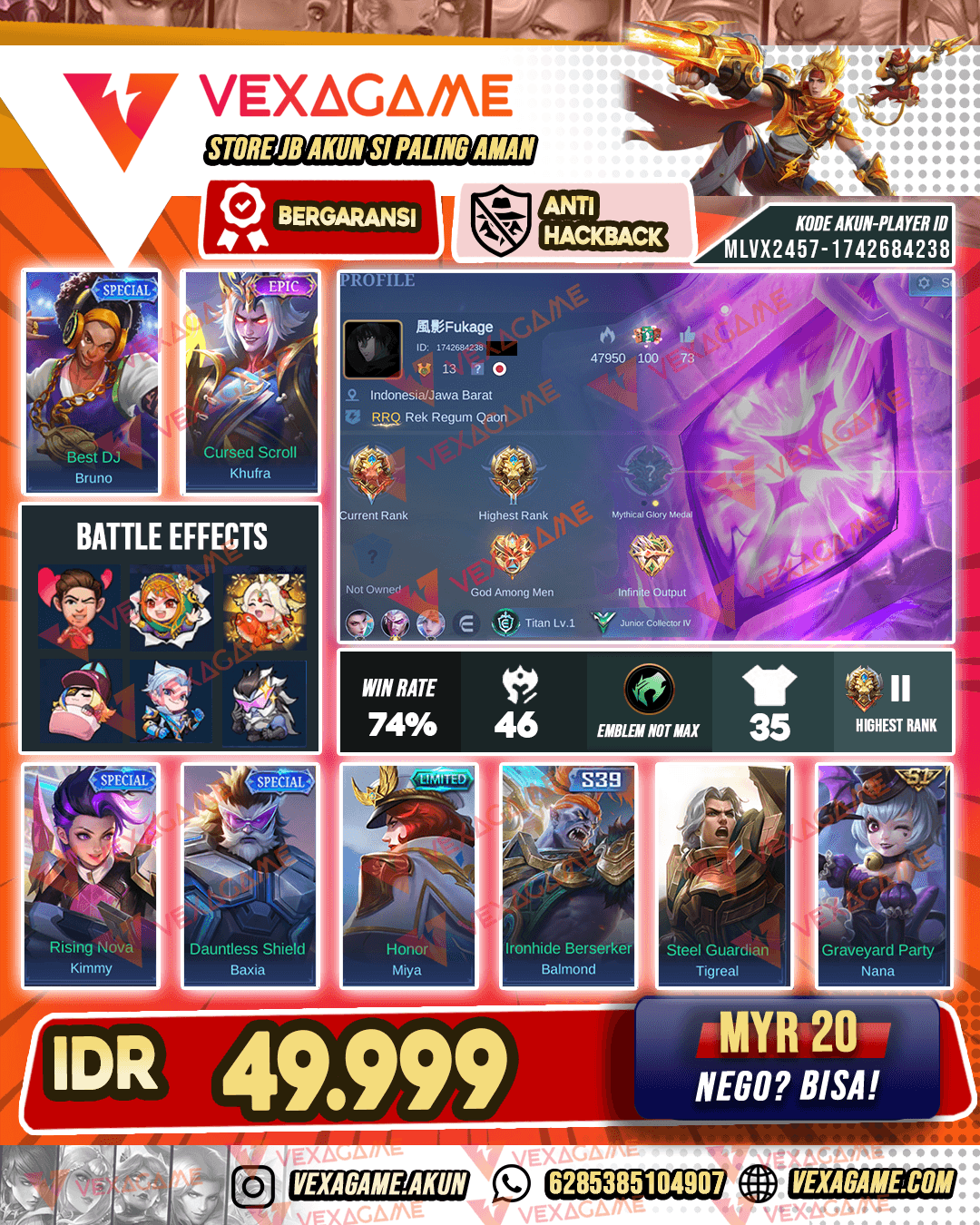 Akun Harga Pelajar