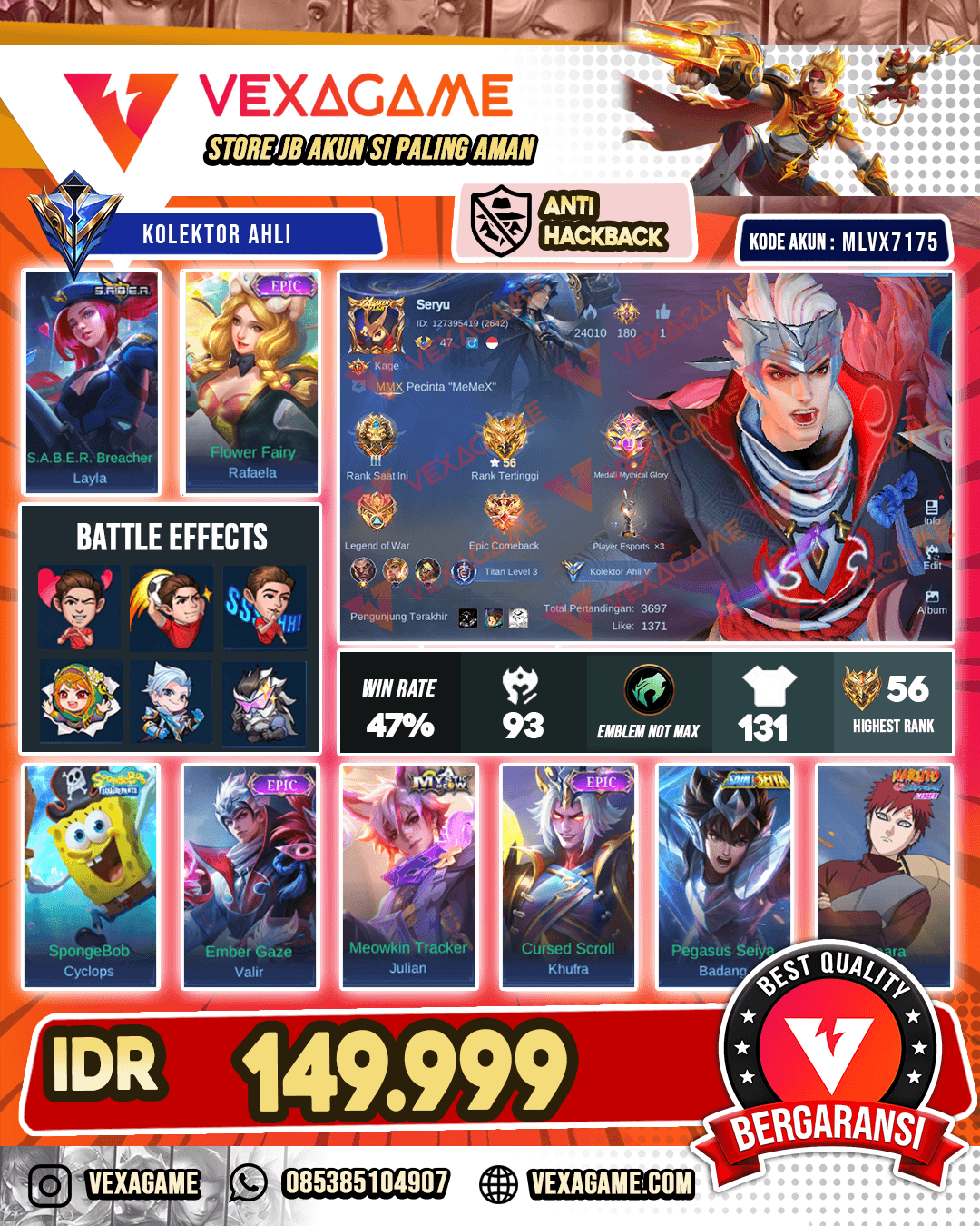 Valir epic | Badang saint seiya