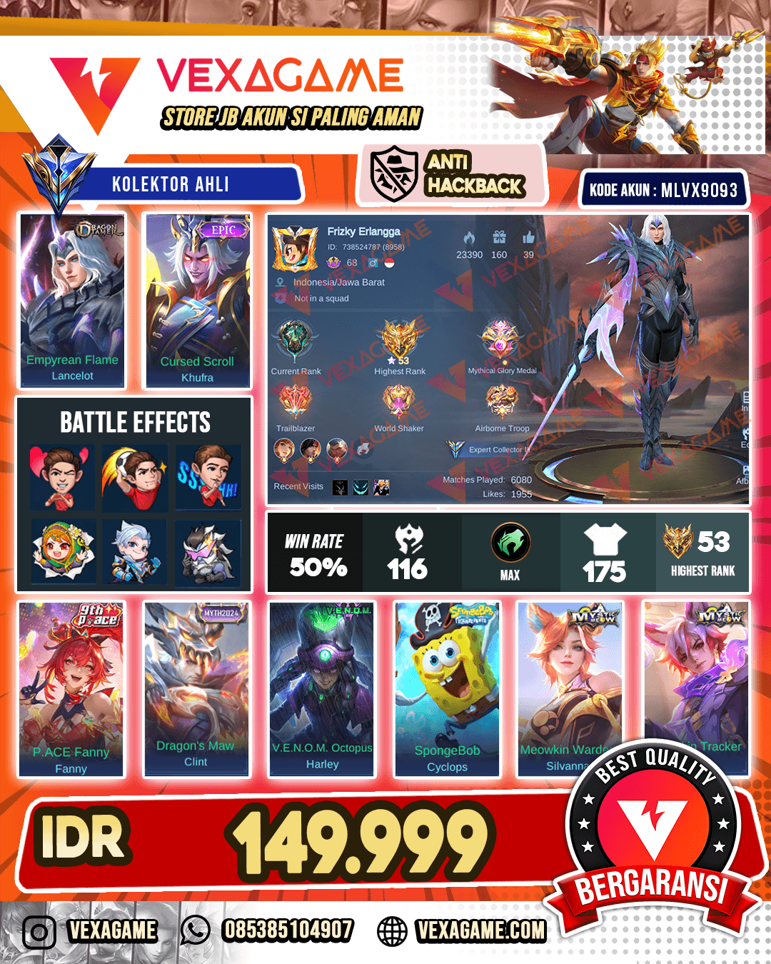 Lancelot Dragon Tamer | Khufra Epic