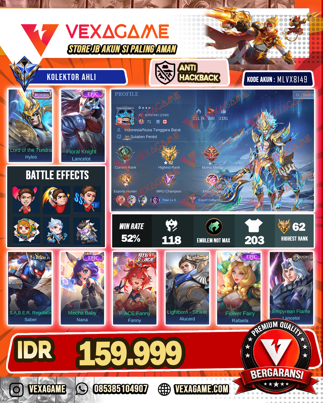 Hylos MYTH | Lancelot Epic