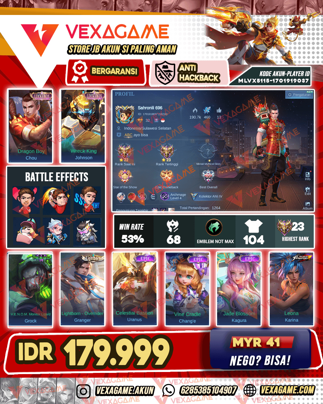 Johnson Luckybox X Chou Luckybox