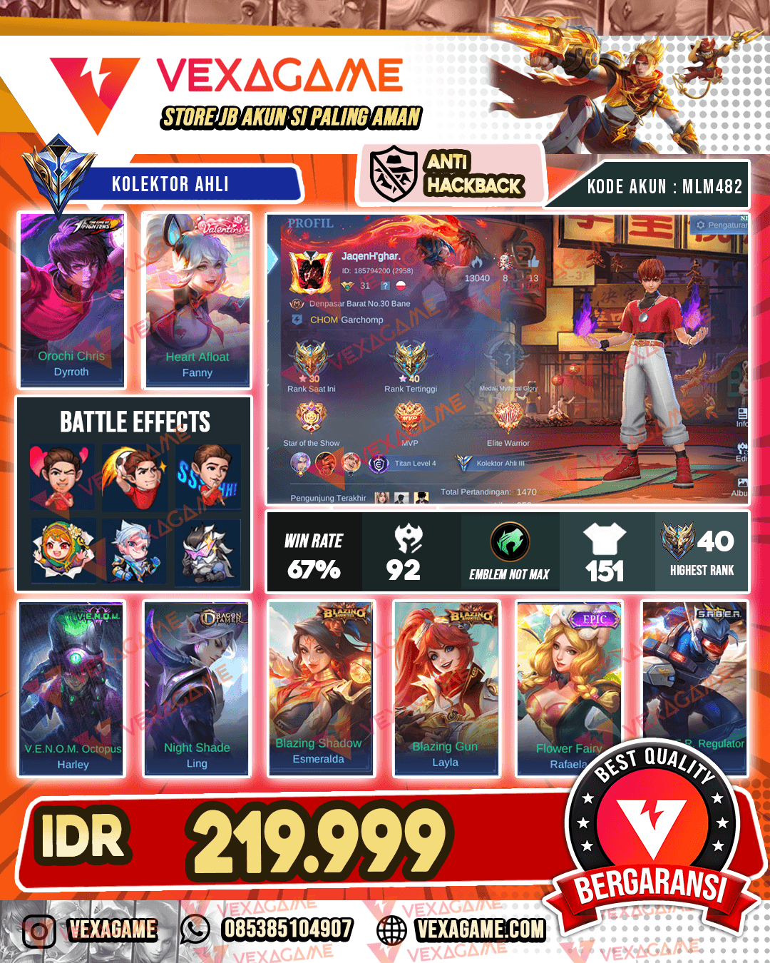 Dyrroth KOF | Fanny Valentine