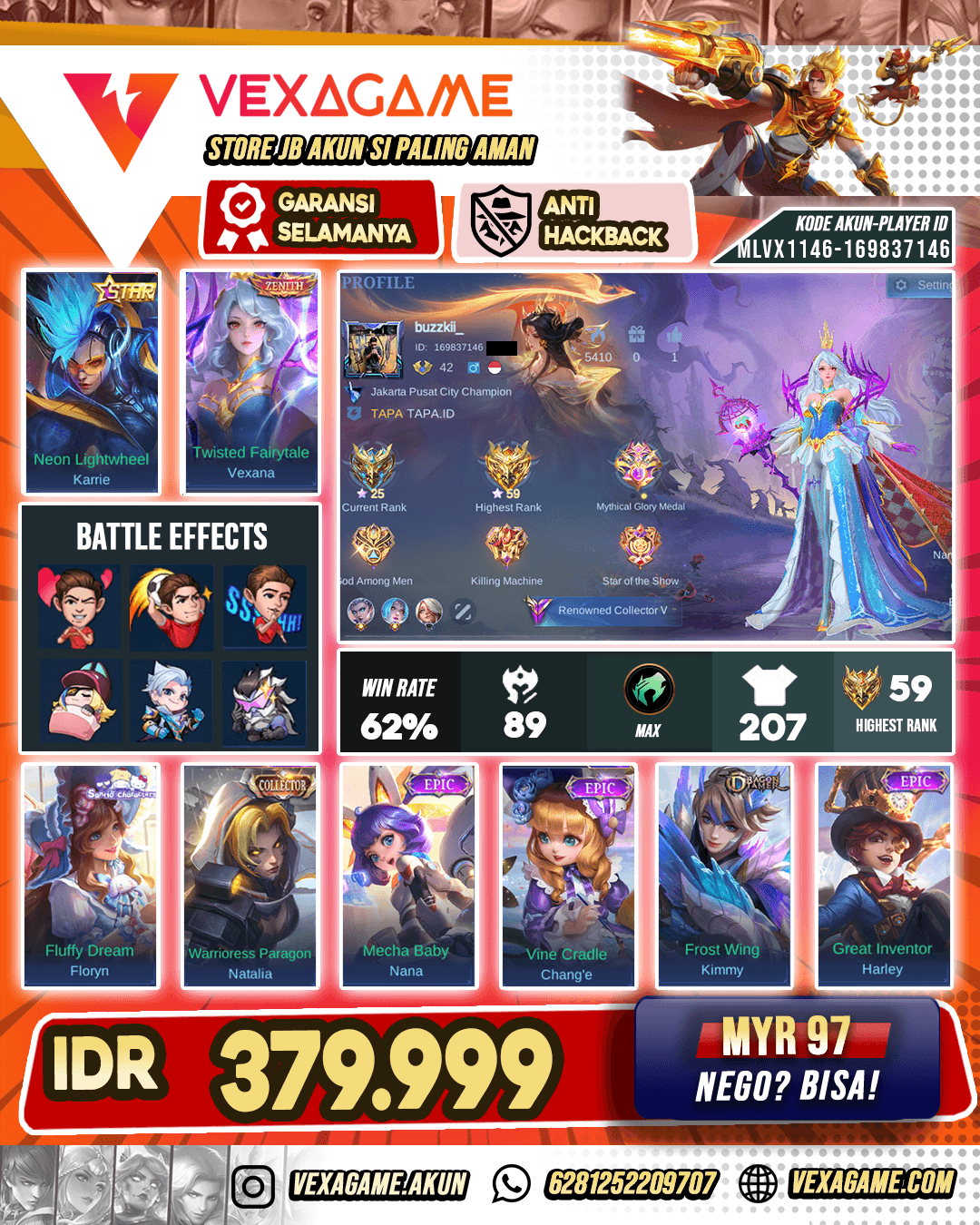 Vexana Zenith X Karrie Star Kuning