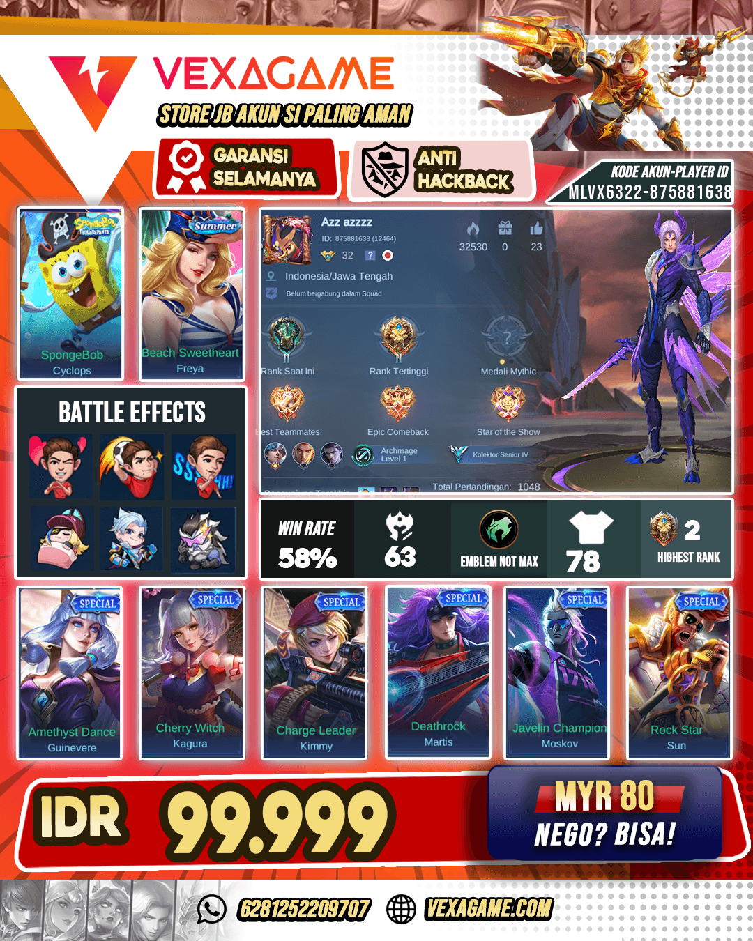 AKUN MURAH MERIAH