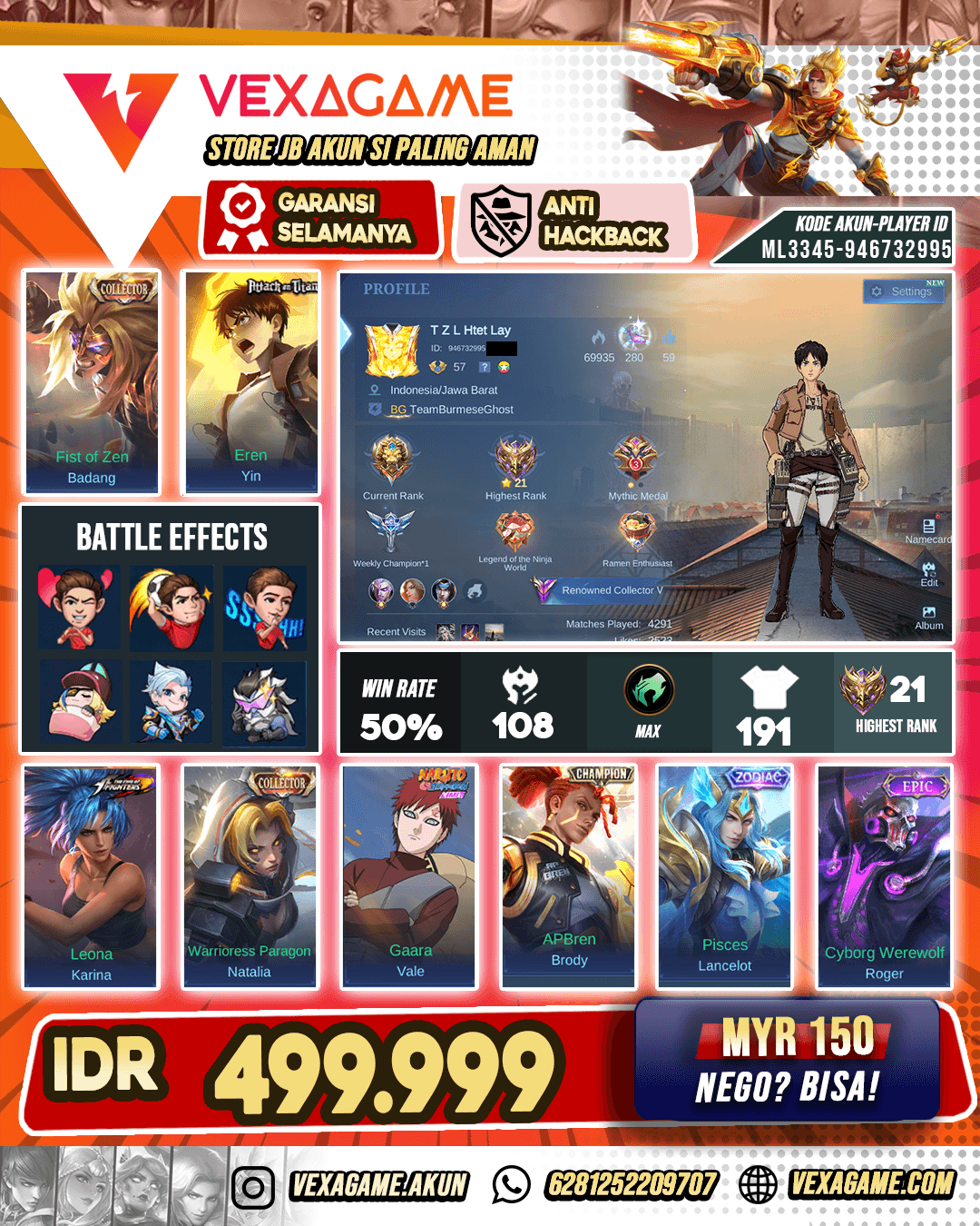 Yin Attack On Titan | Badang CC