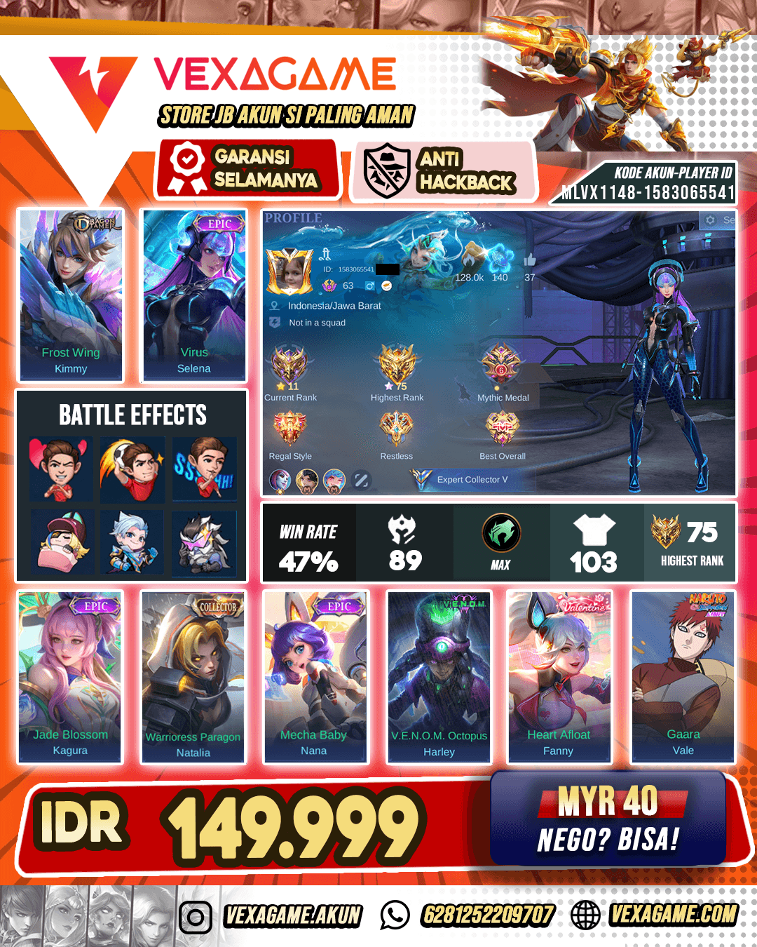 Selena Epic Murah