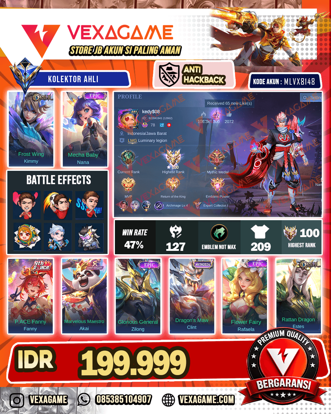 Kimmy Dragon Tamer | Ex Immo