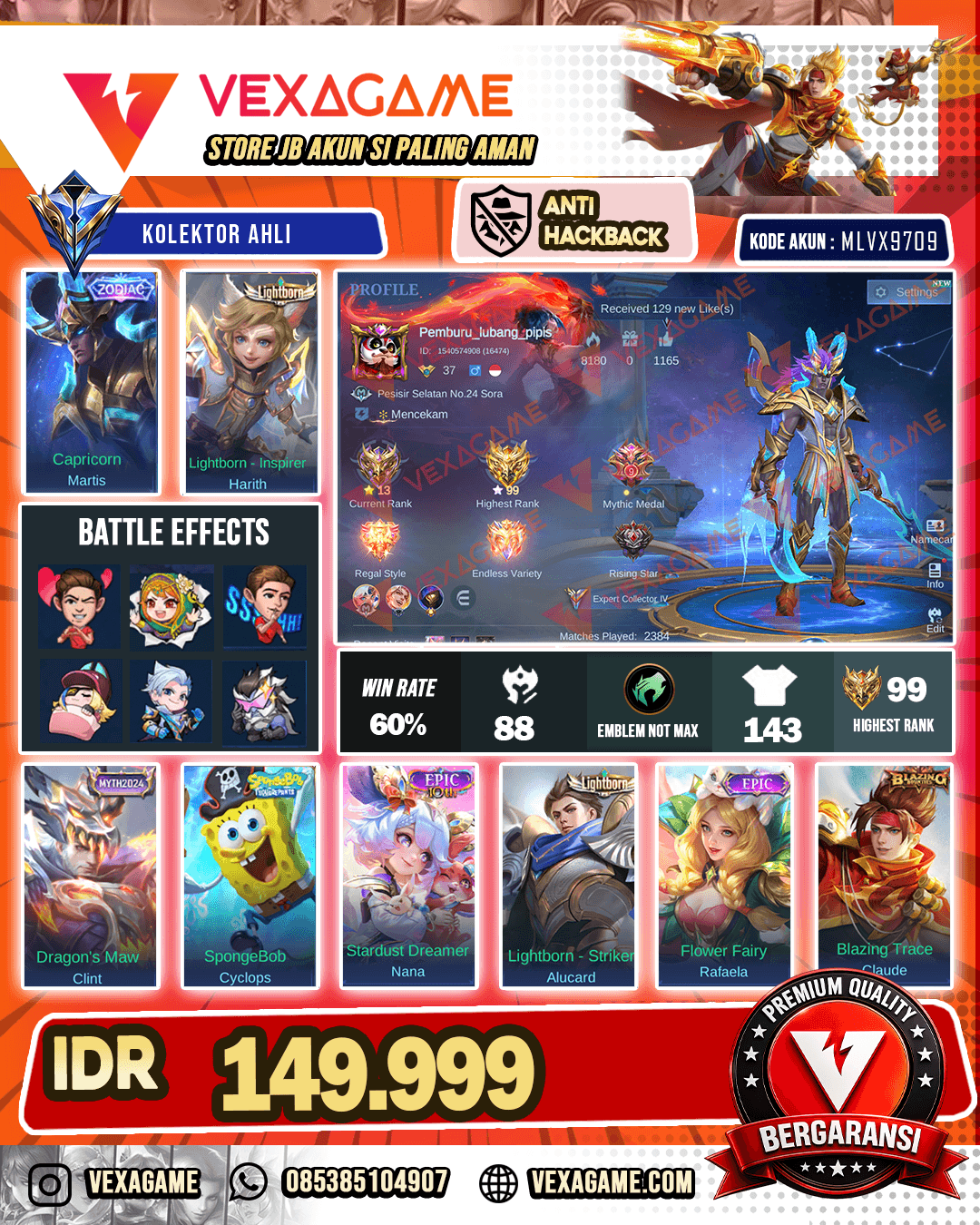 Martis Zodiac | Harith Lightborn