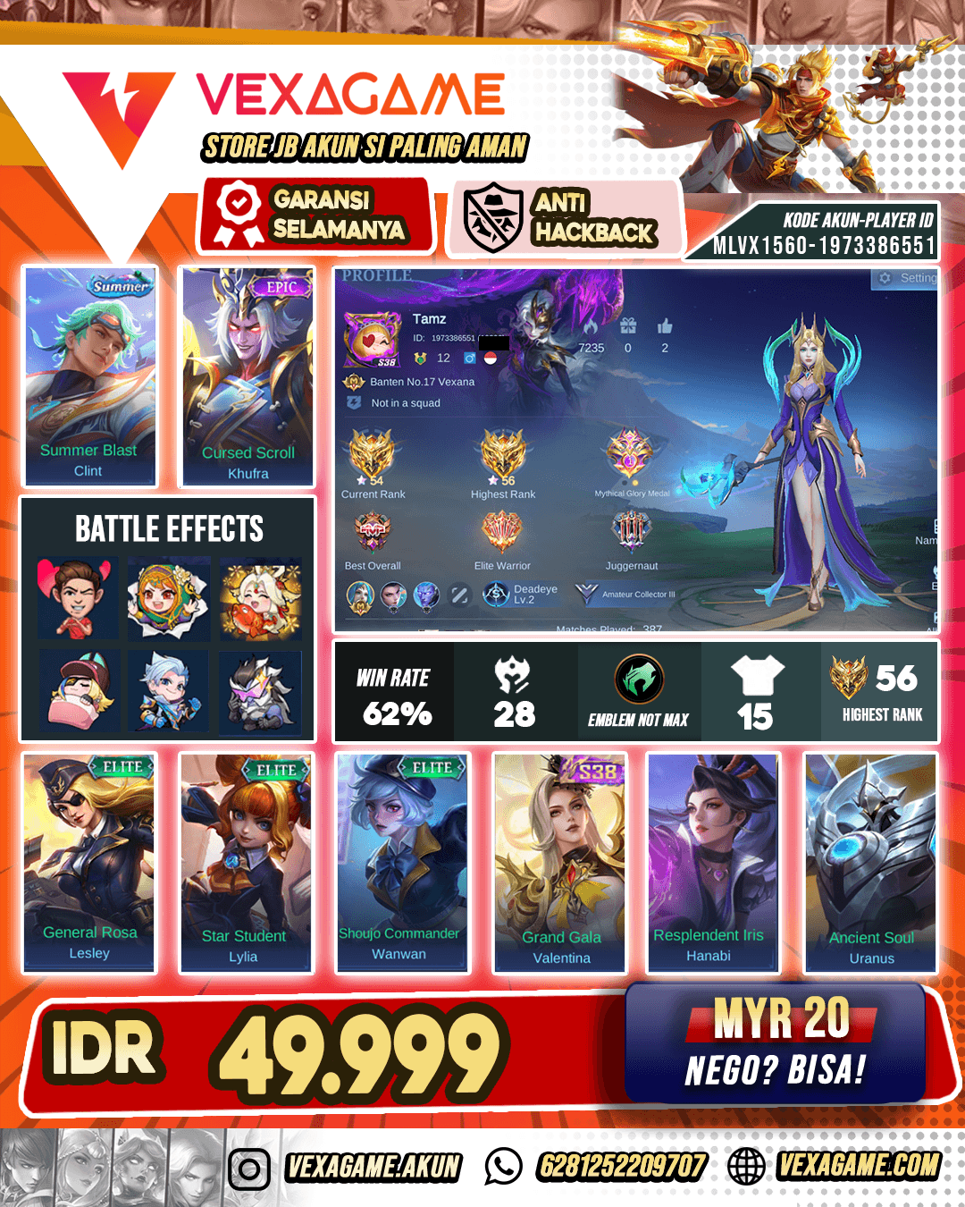 Polosan Glory Season 38 (Sekarang)