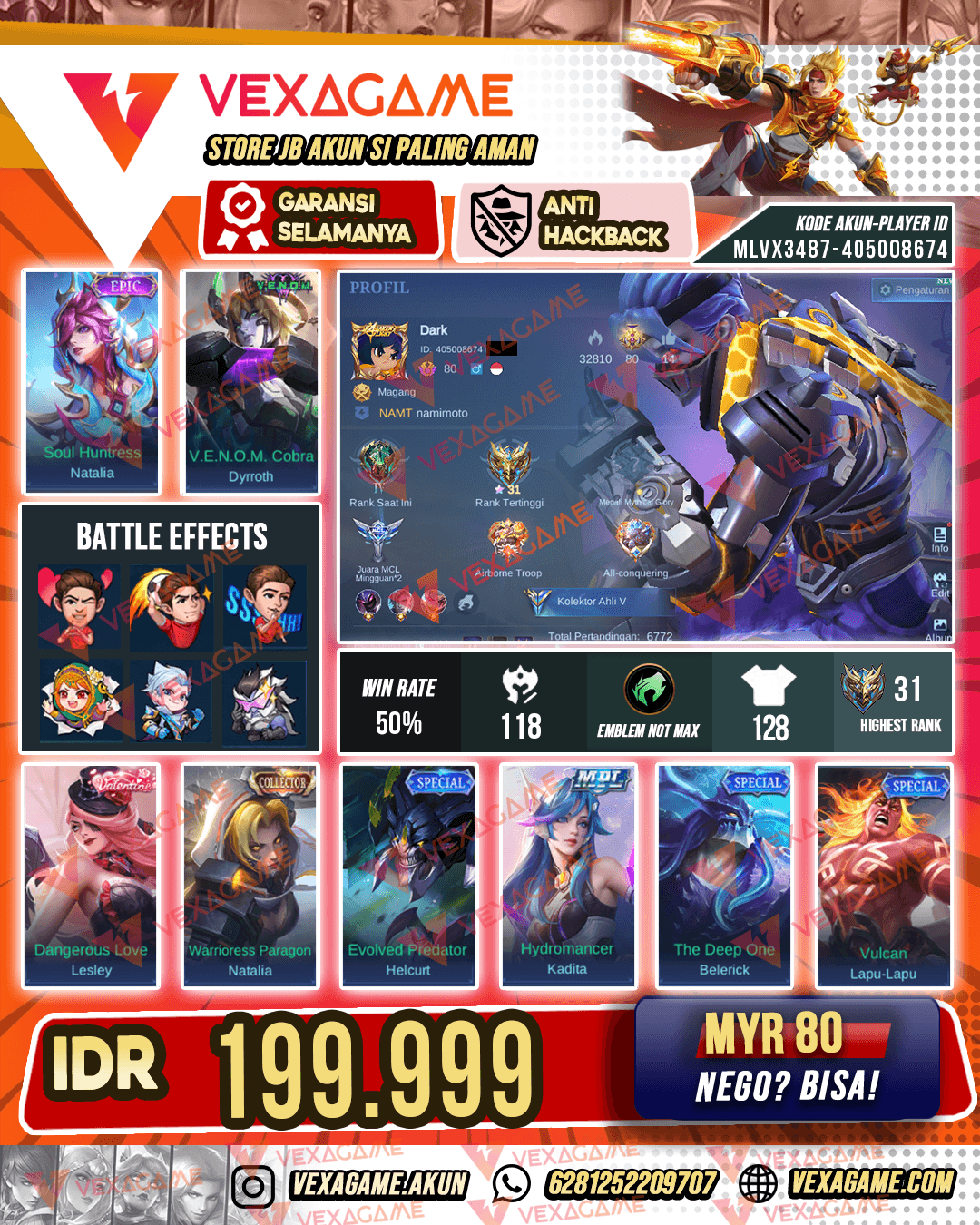 Hayabusa Starlight Emblem MAX