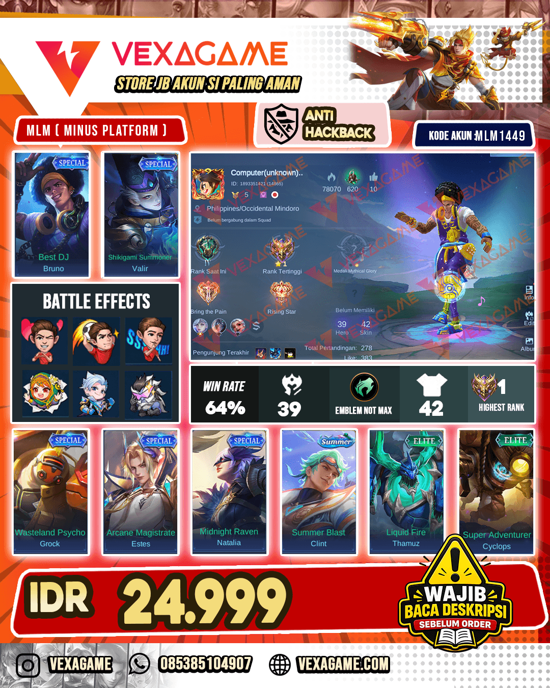 Akun Murah