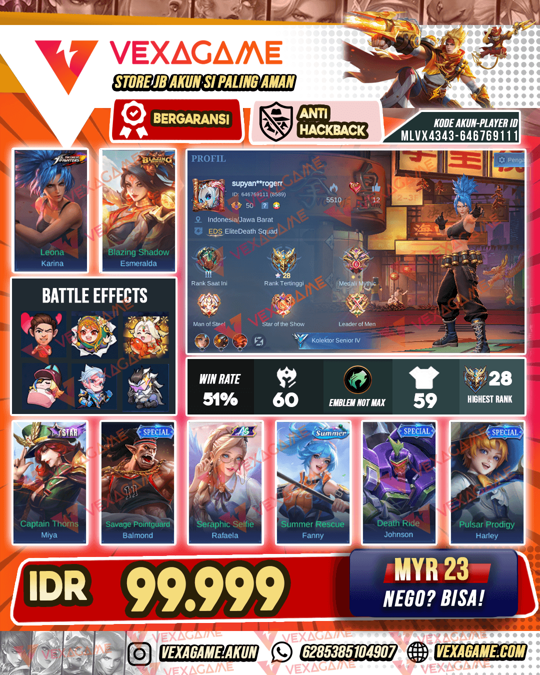 Karina KOF X Esmeralda Blazing