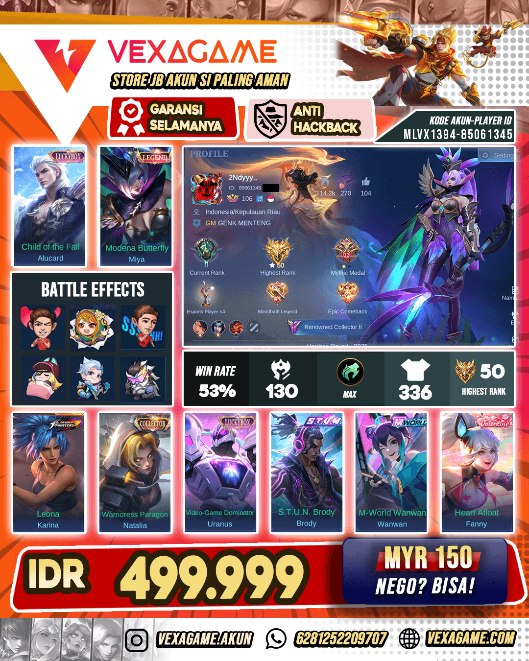 Miya Legend | Brody STUN | Wanwan Mworld