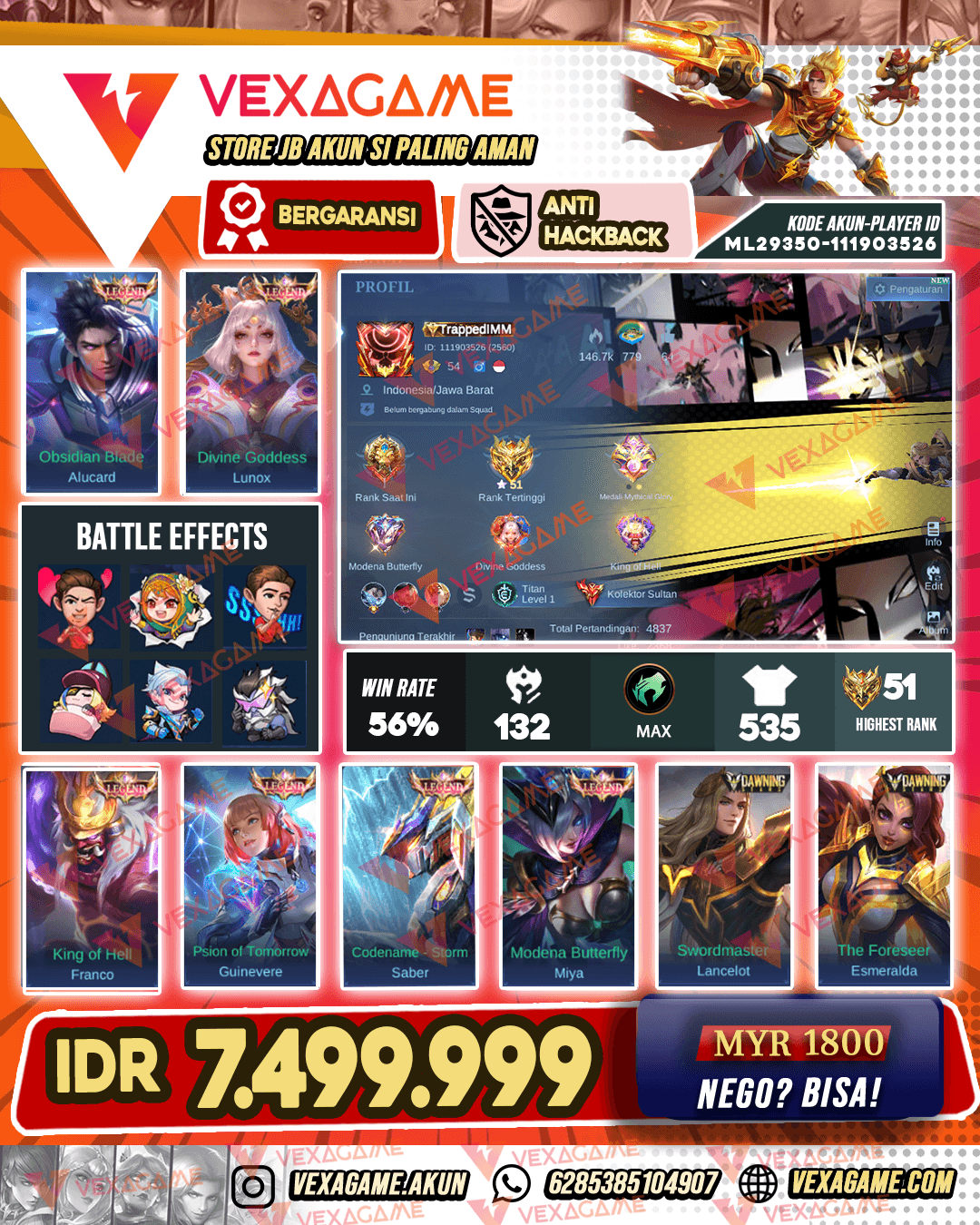 Kolektor Sultan | 6 Legend | 23 Collector | 27 Colab | 29 Luckybox