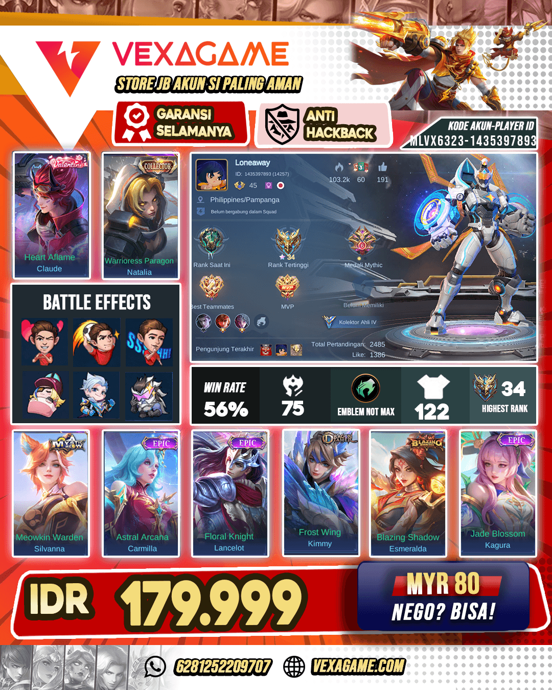 Gatotkaca Luckybox | Claude Valentine