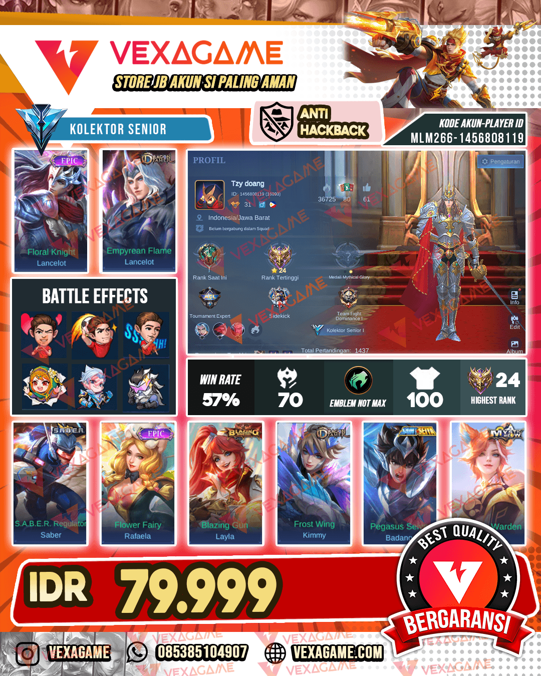 Lancelot Epic x Dragon Tamer