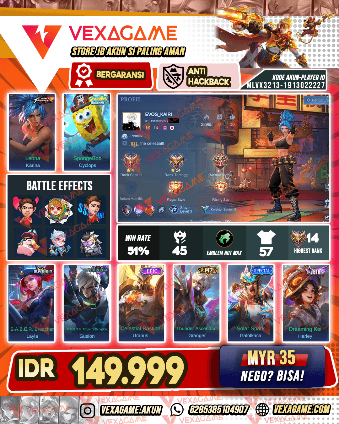 Karina KOF | Cyclops Spongebob
