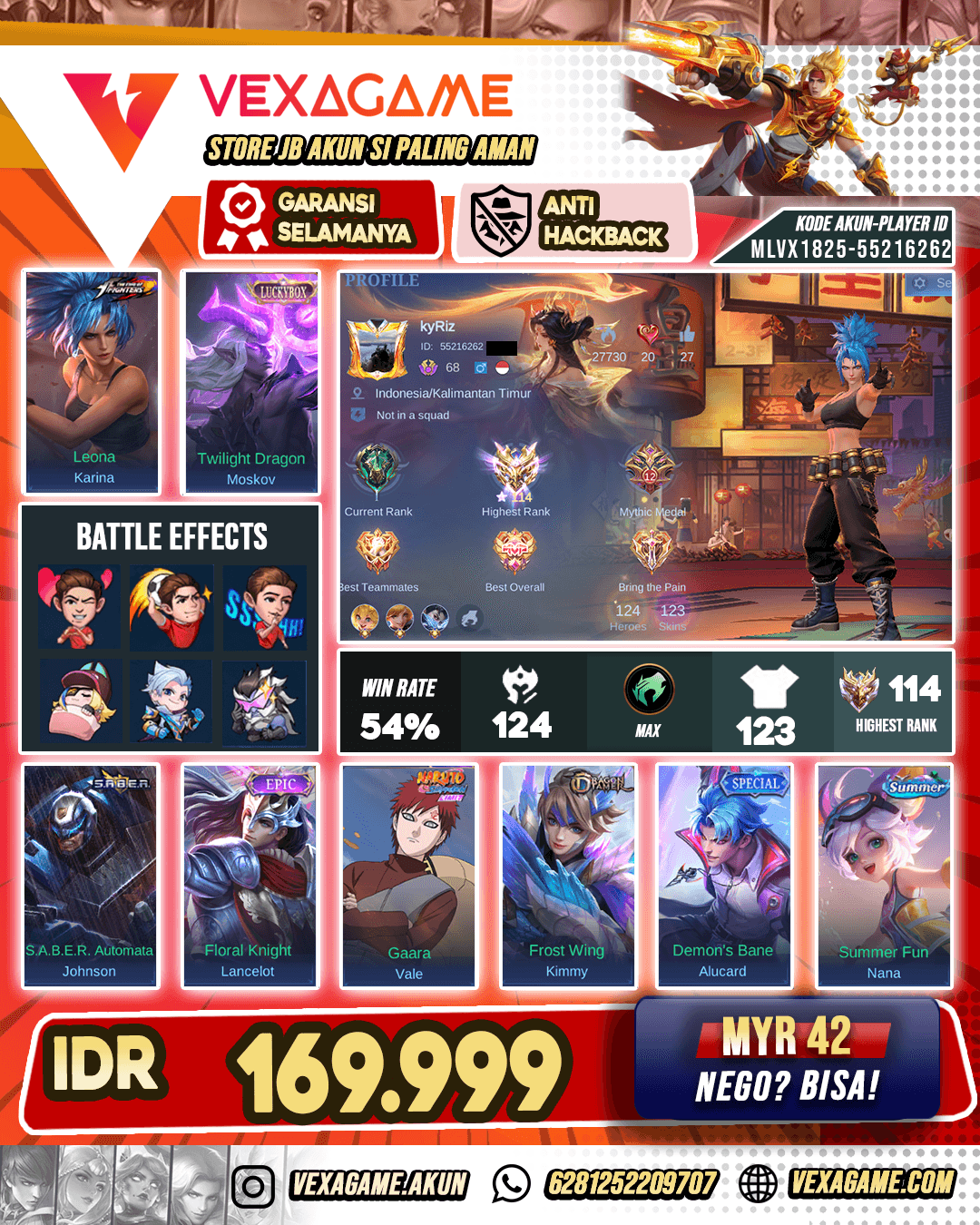 Karina KOF X Moskov Luckybox | Ex Immo