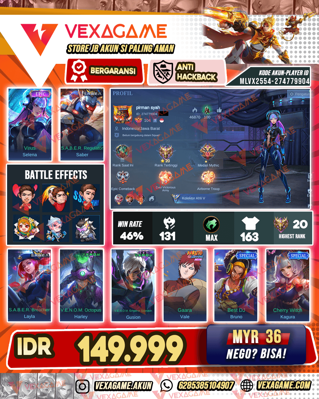 Selena Epic | Embelm + Hero MAX