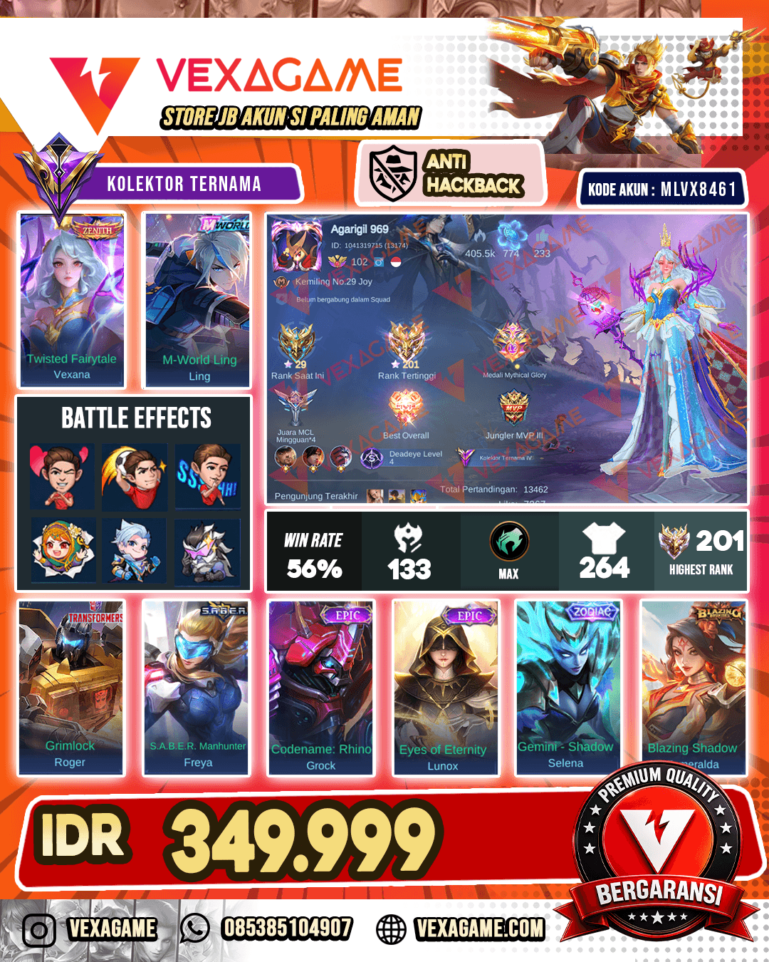 Vexana Zenith | Ling M World Ex Immo 200