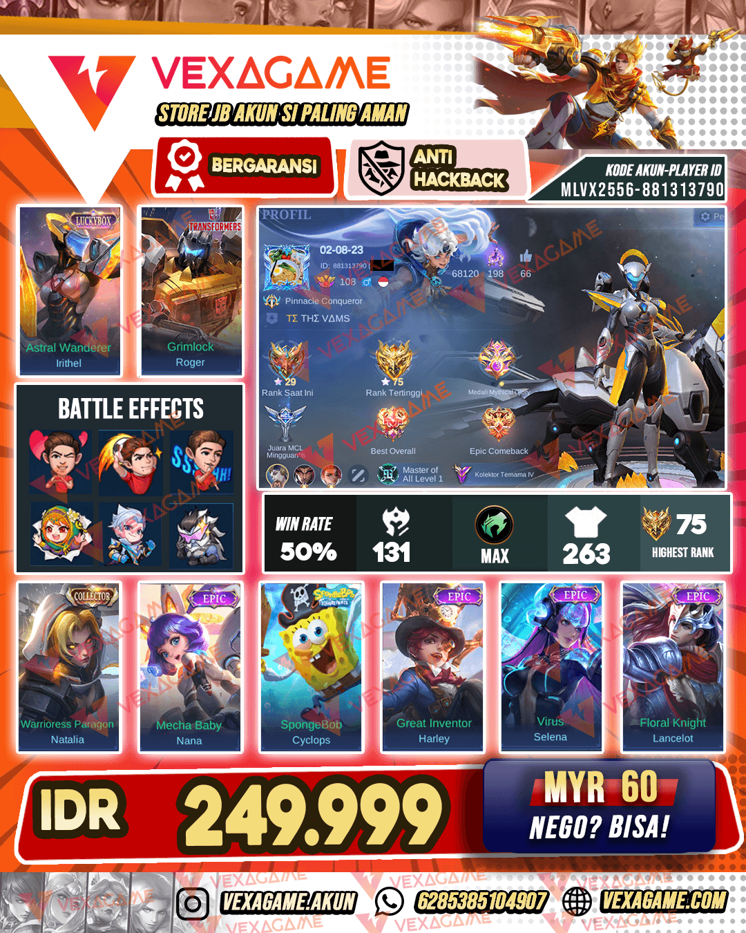 irithel LuckBox | Roger Transformer | Embelm + Hero MAX