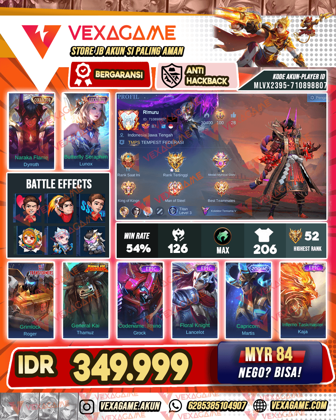 Dyrroth Collector | Lunox Luckybox