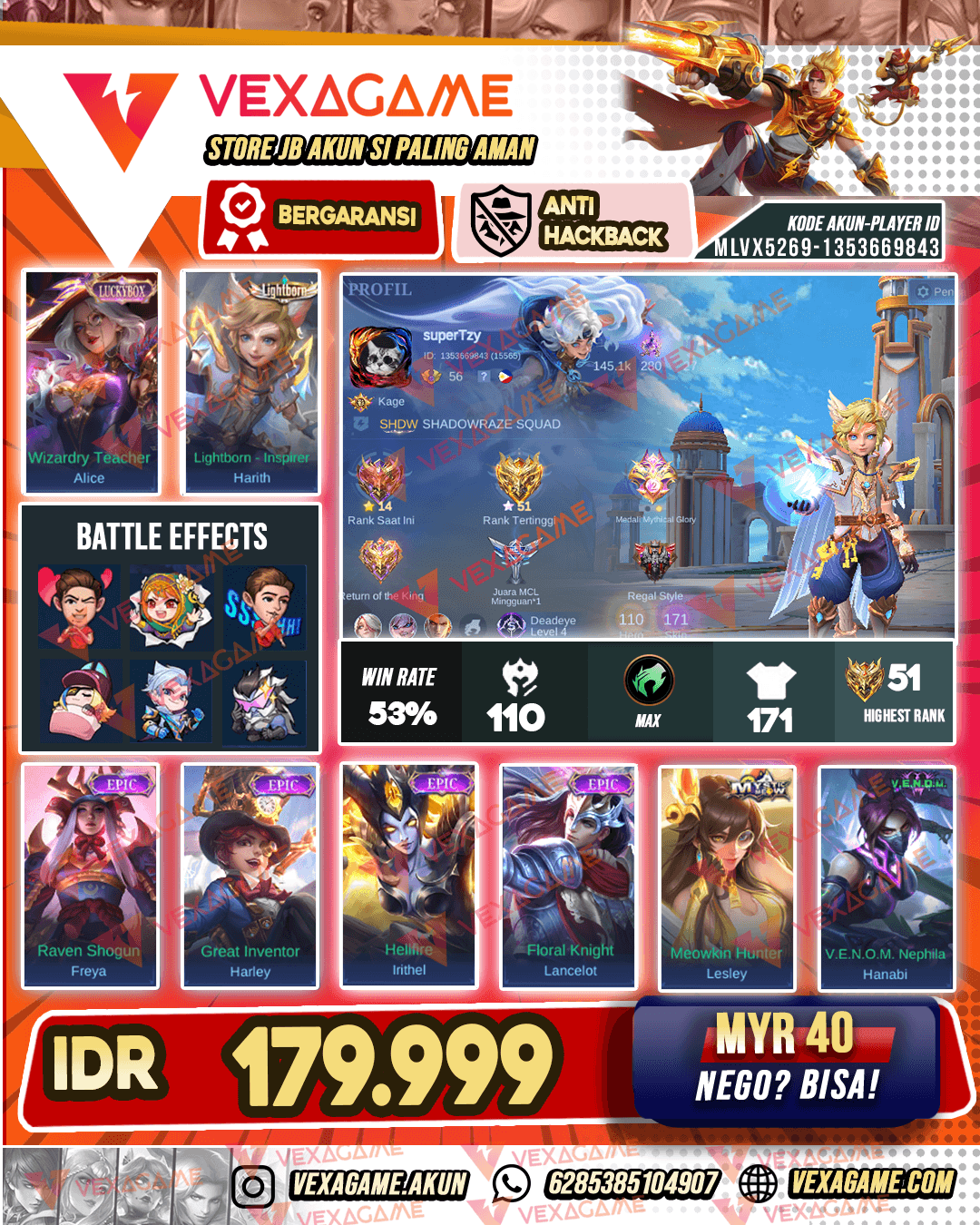 Harith Lightborn X Alice Luckybox | Emblem MAX