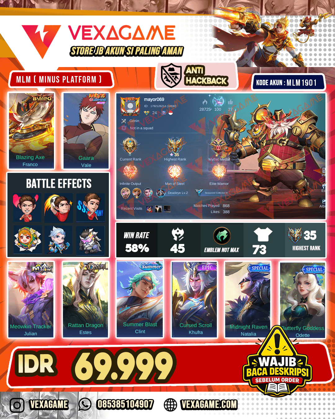 Franco Blazing | Vale Gara