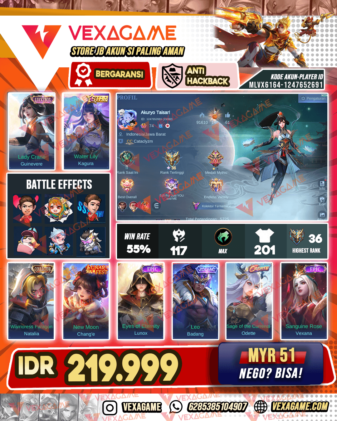 Guinever Luckybox | Kagura Star Kuning