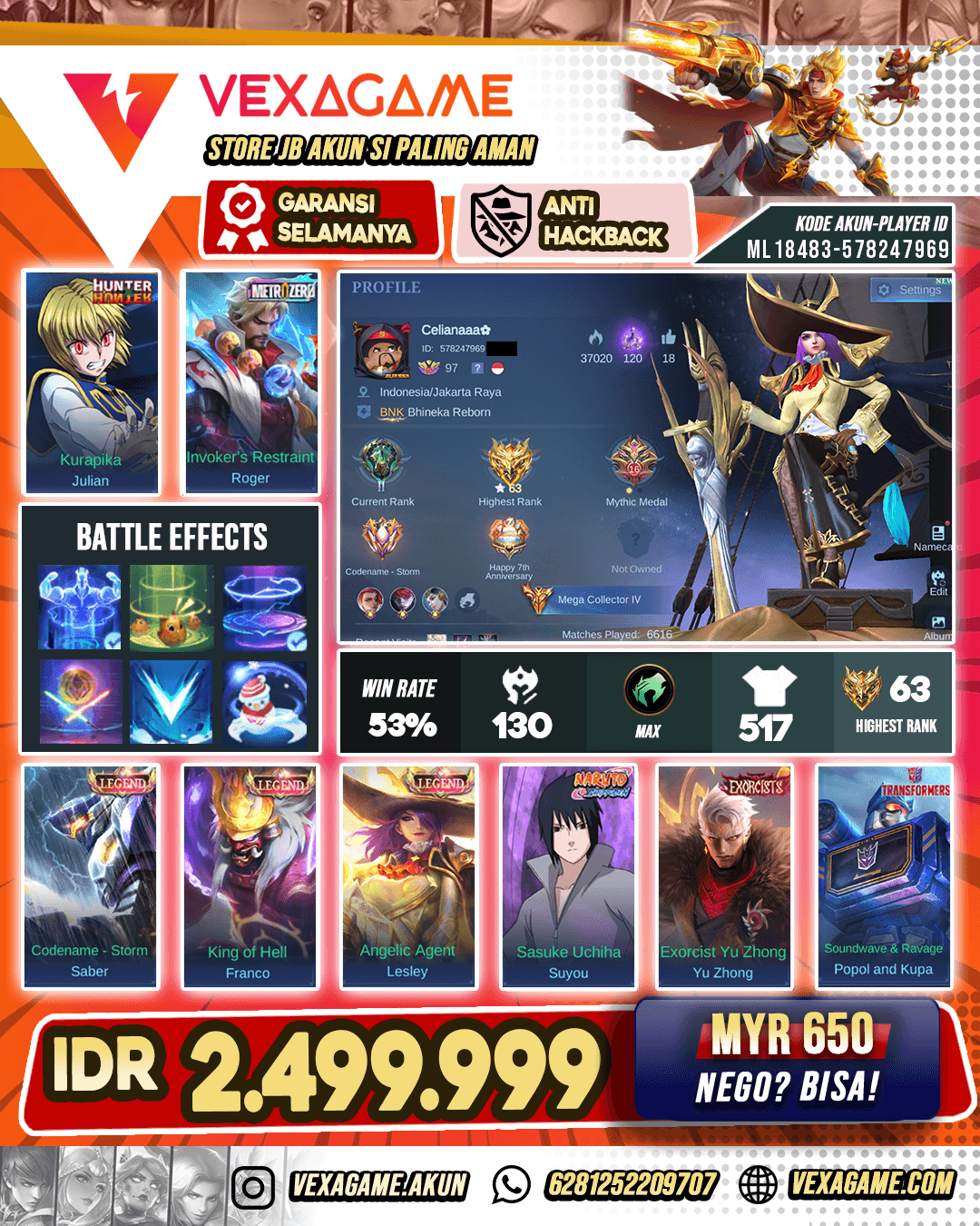 3 Legend | Roger Metro Zero | Suyou Sasuke | Tas - Tas ON