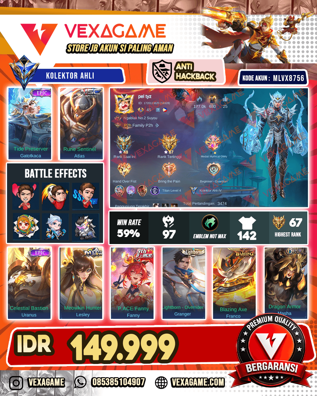 Gatotkaca Epic | Atlas MSC