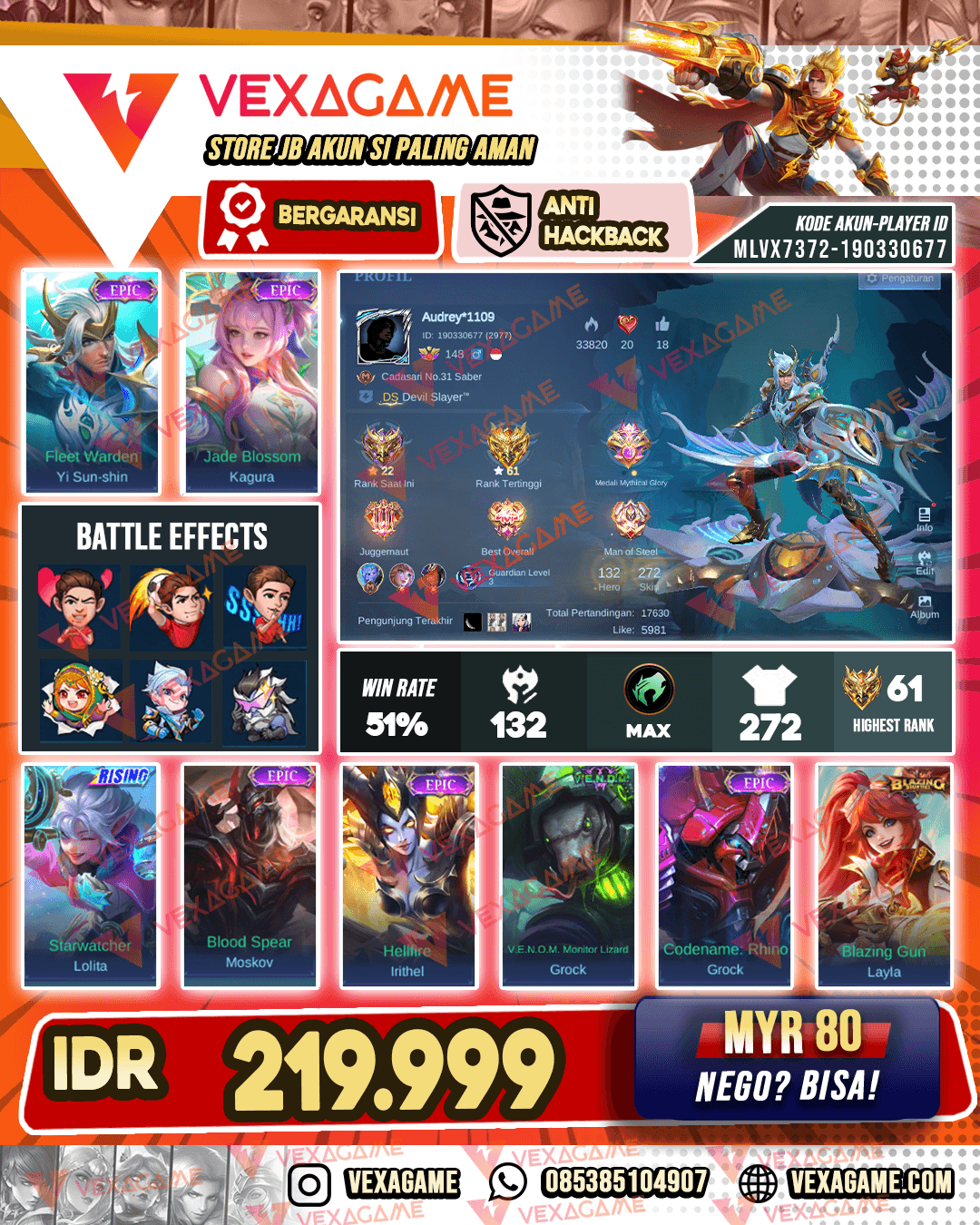 YSS Epic | Hero + Emblem MAX | Recall Snowman