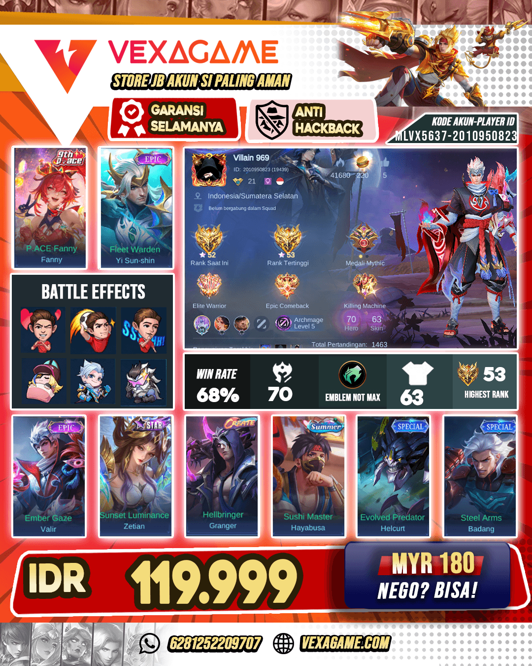Vale Gara EX Glory