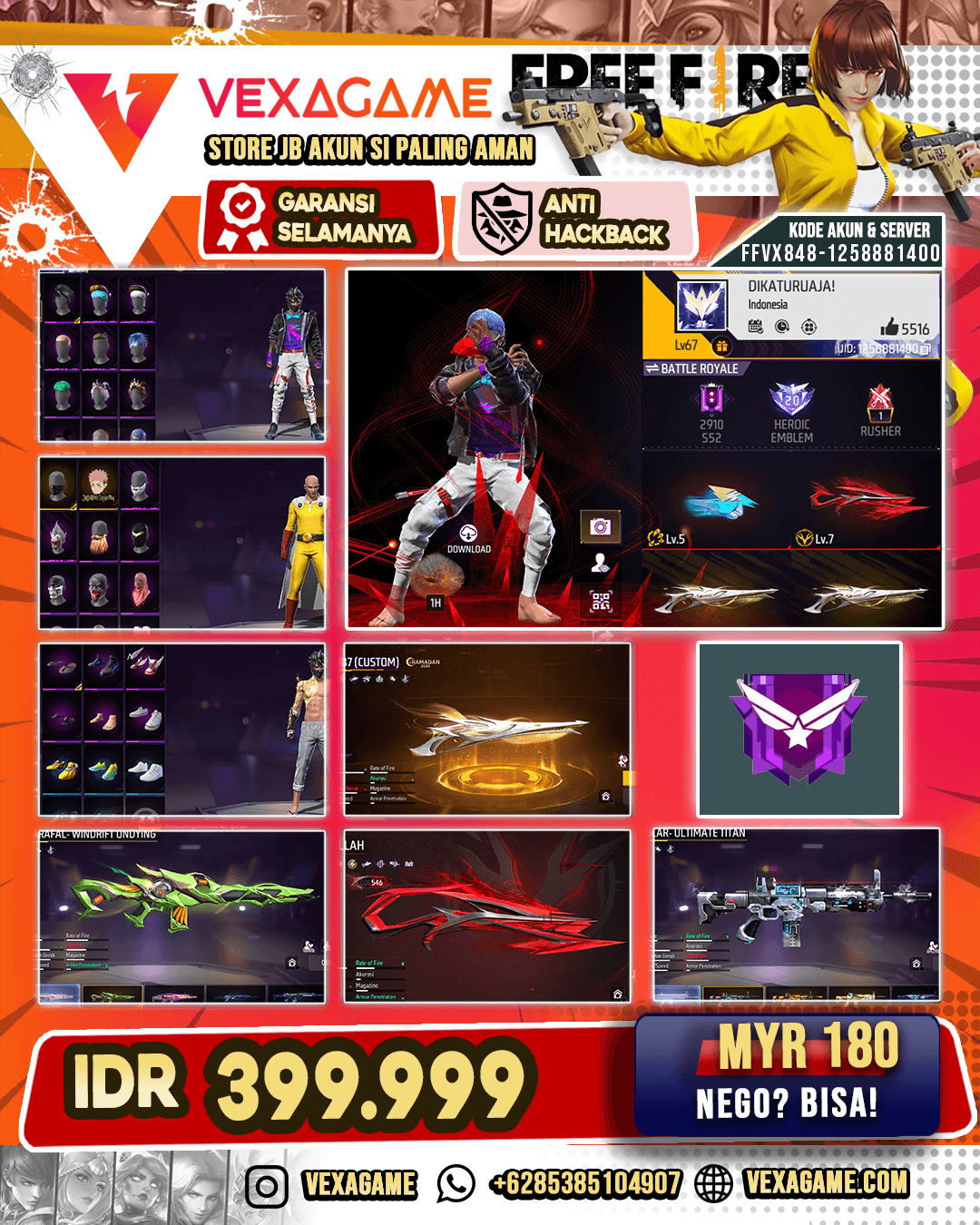 FULL GAGAH VAULT 499 BUNDLE OPM ON MAX 2 SG 2 RASA