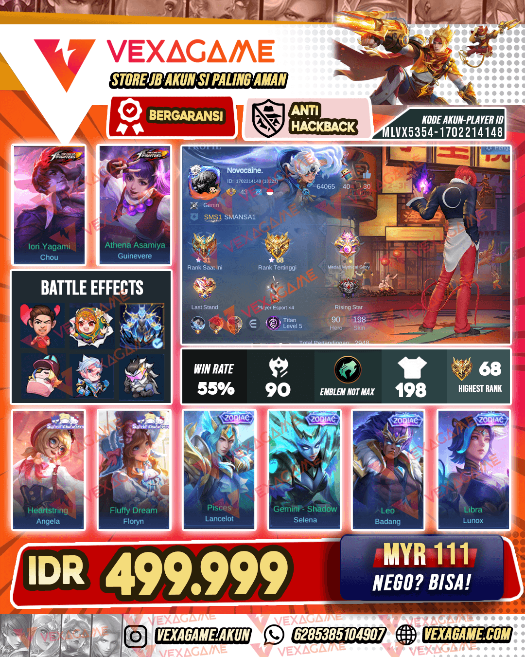 2 KOF | 4 Zodiac | 2 Sanrio