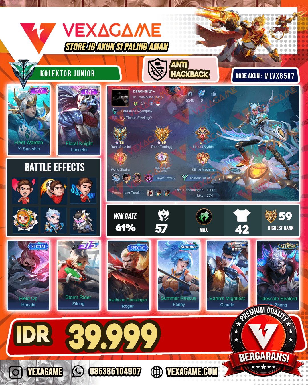 Akun Murah Harga Merakyat