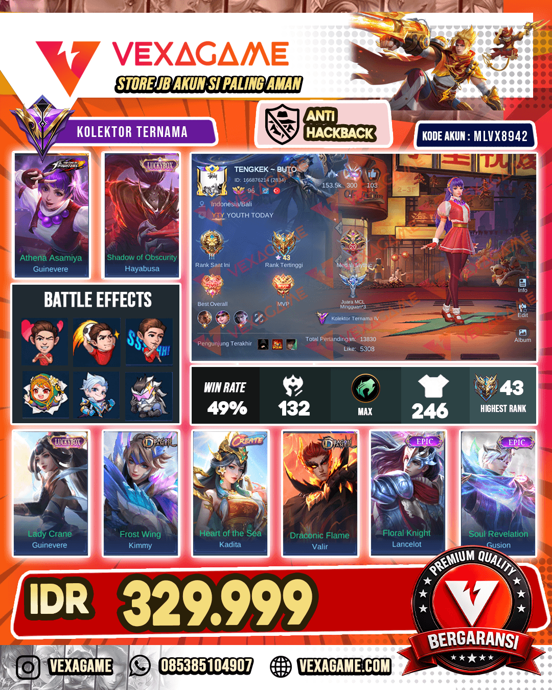 Guinevere KOF X Hayabusa Luckybox | Guinevere Luckybox
