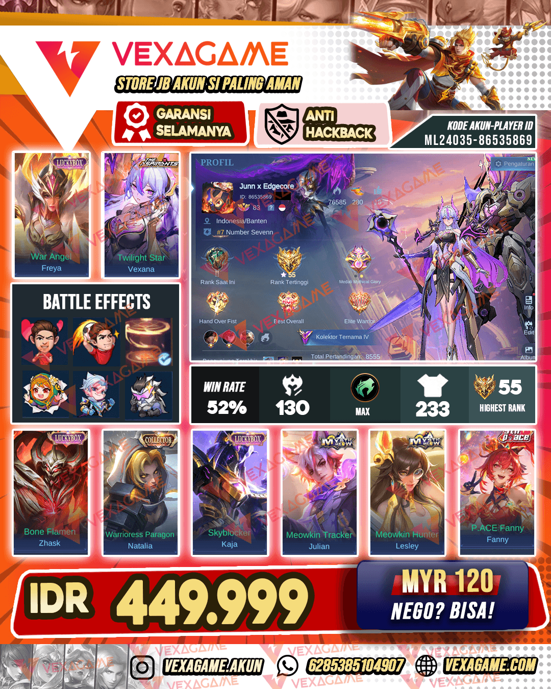 Vexana Asphirant | Tas - Tas Merah