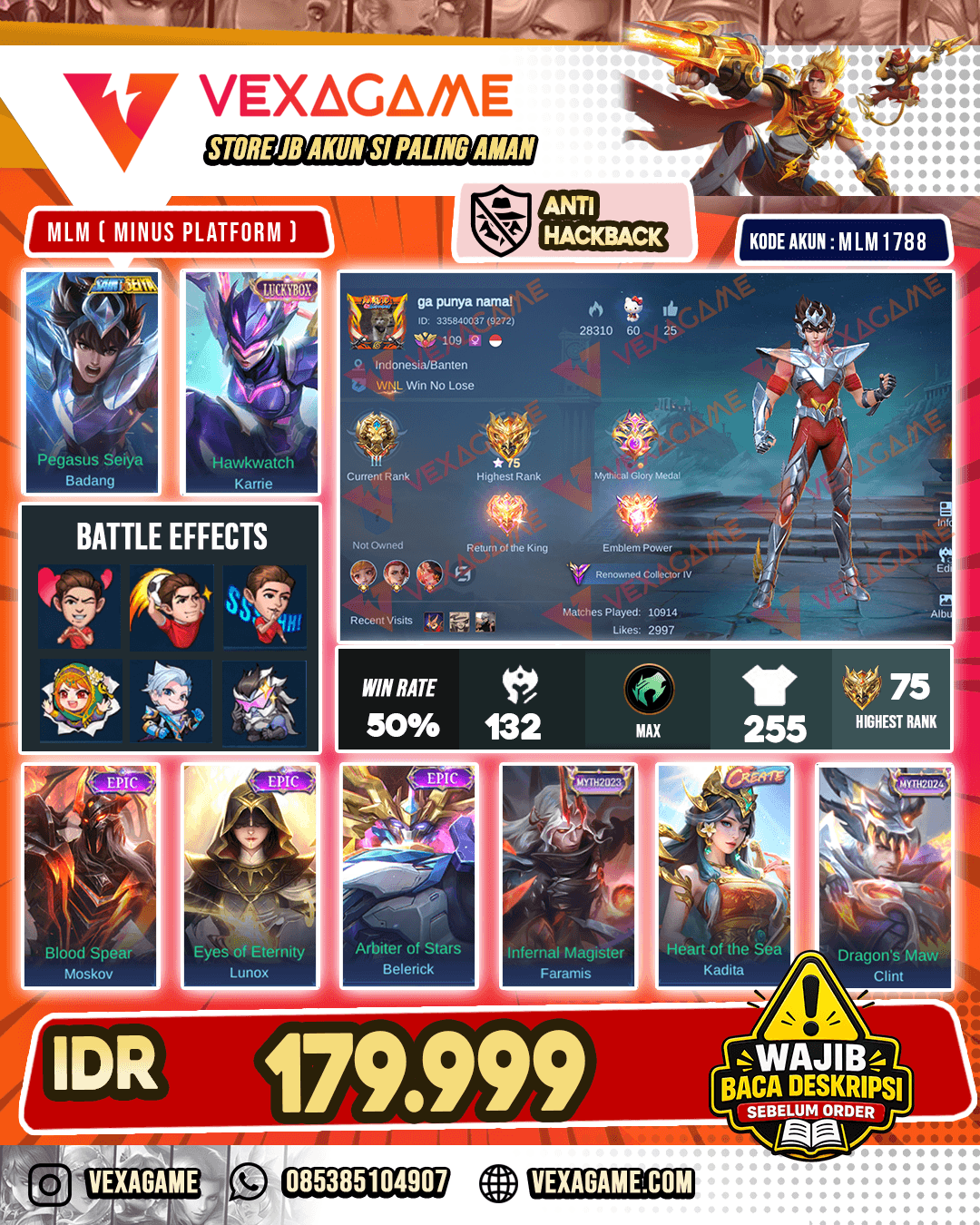 Badang Saint Seiya X Karrie Luckybox