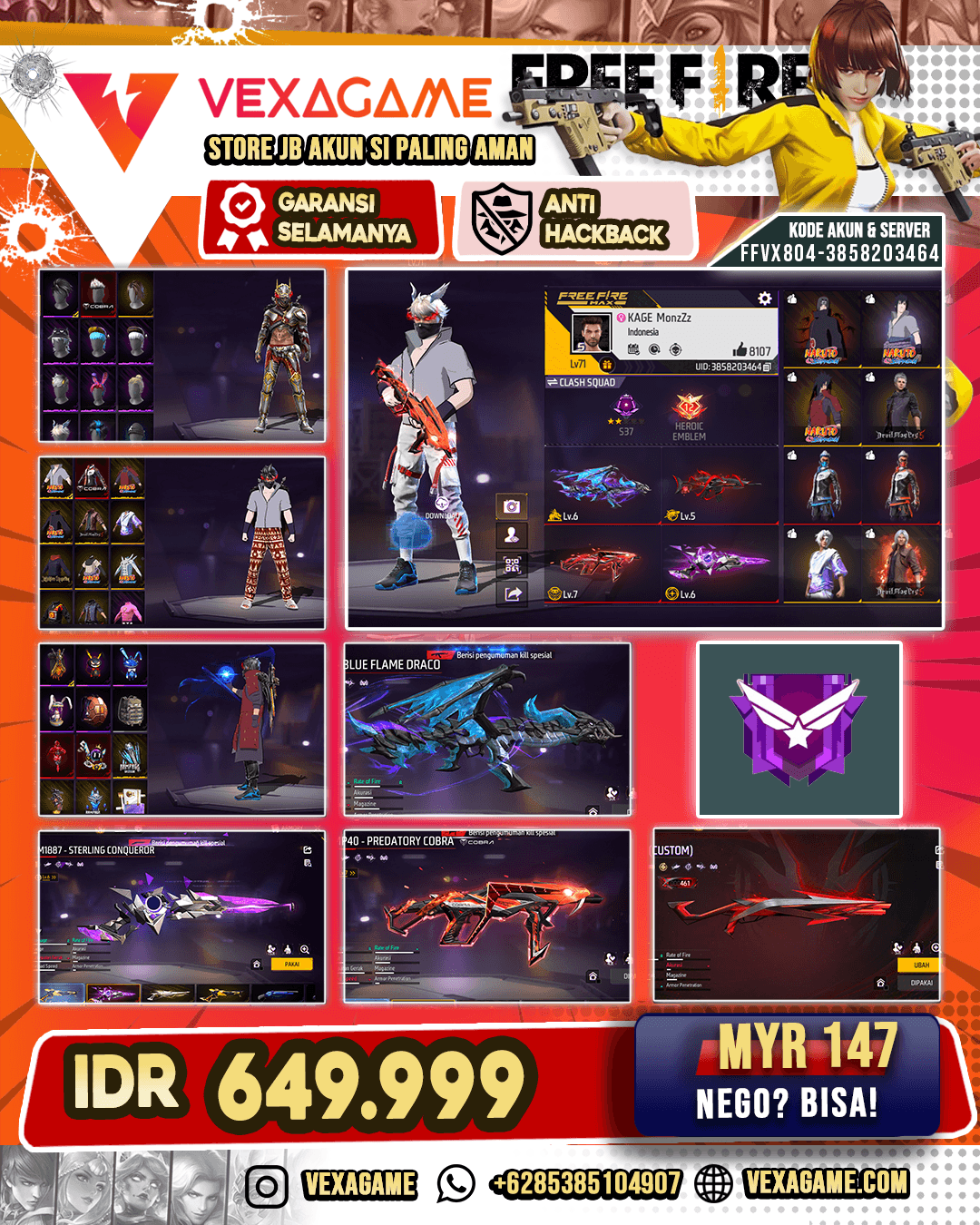 6 EVO 1 MAX 2 OTW MAX | SG GURUN | VAULT 300++